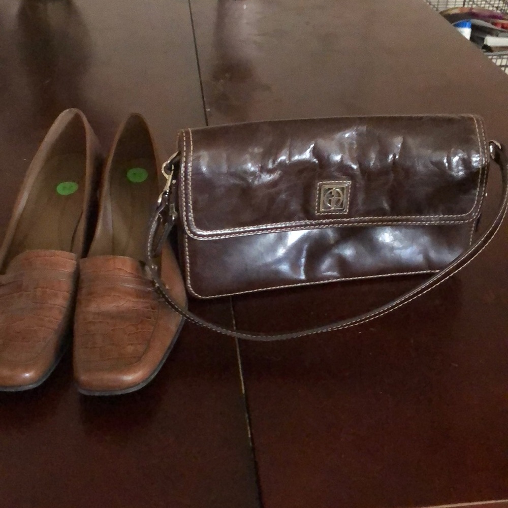 Heels and a hand bag